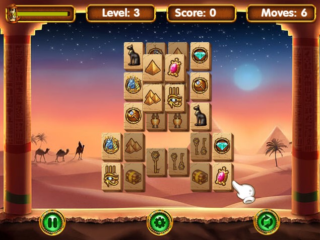 free Pyramid of Mahjong: tile matching puzzle